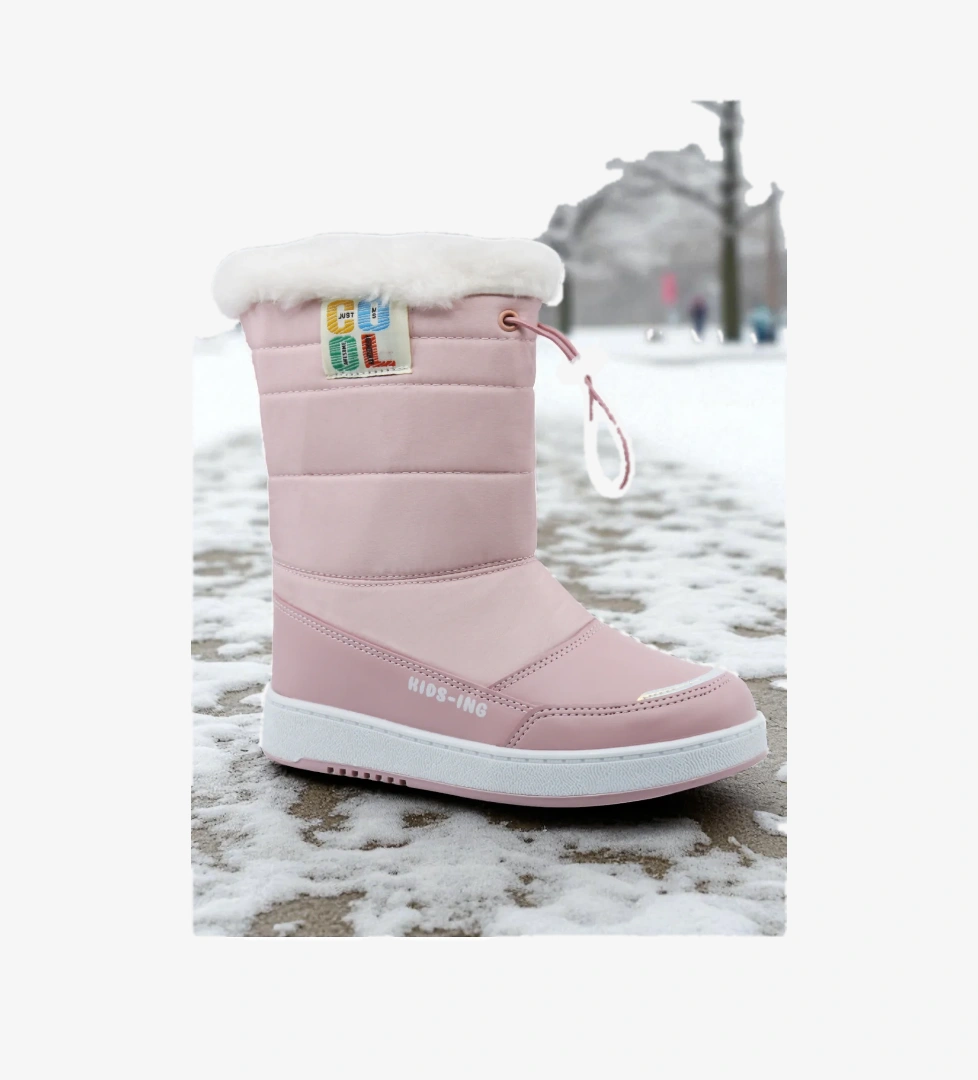 Astor Sıcak Astar Su ve Soğuk Dayanıklı Ortopedik Kaymaz Taban Çocuk Kar Botu