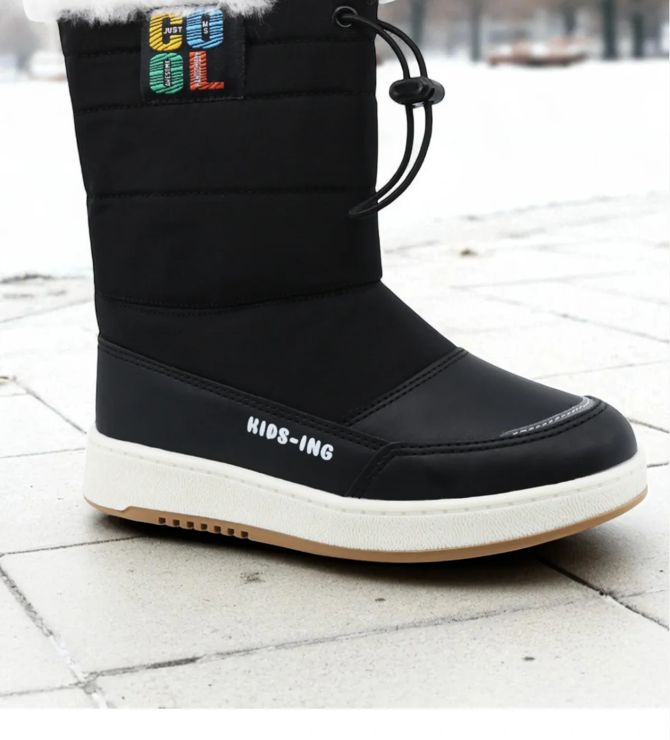 Astor Sıcak Astar Su ve Soğuk Dayanıklı Ortopedik Kaymaz Taban Çocuk Kar Botu