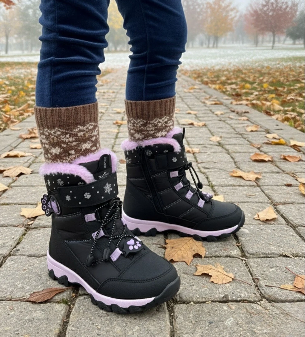 TİGGER İçi Kürklü Bağcıklı ve Cırtlı Kız Çocuk Bot