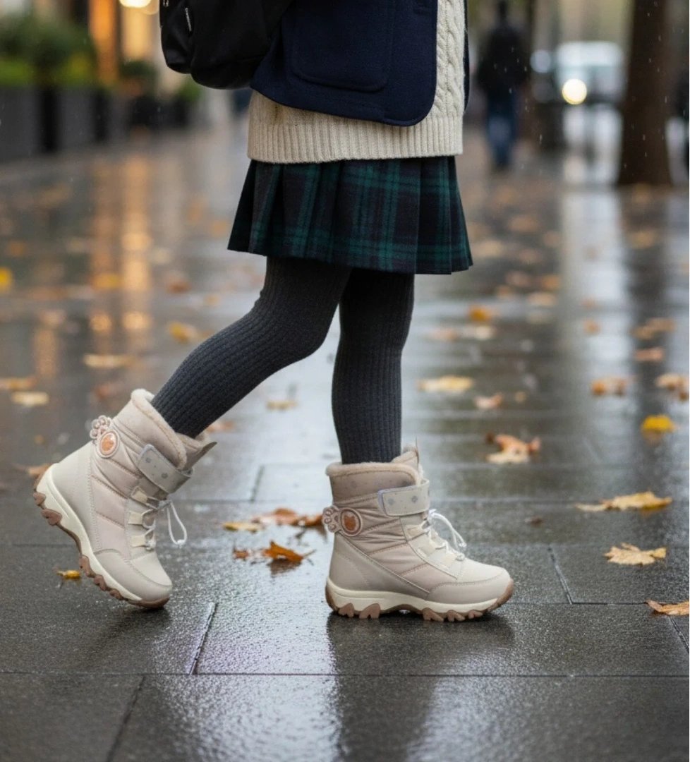 TİGGER İçi Kürklü Bağcıklı ve Cırtlı Kız Çocuk Bot