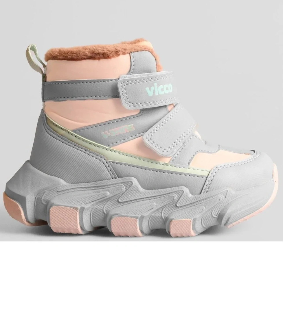 Fon Phylon Kauçuk Taban Ortopedik İçi Yünlü Çocuk Bot