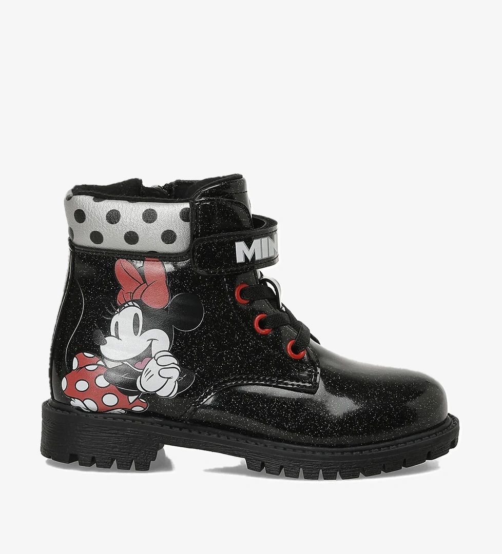 Minnie Mouse MINIOR.P5PR Siyah Kız Çocuk Worker Bot - Görsel 1