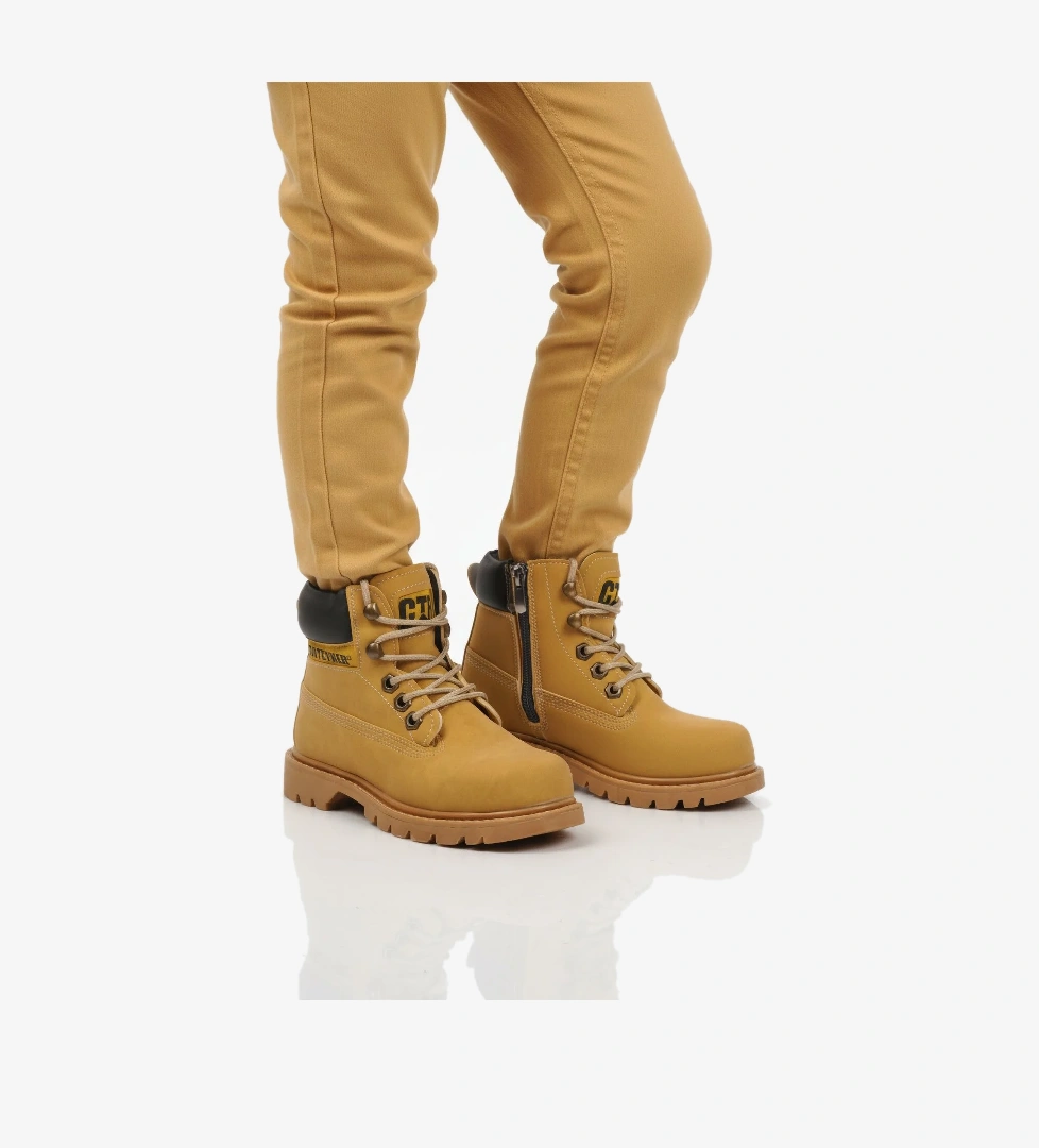 Camel Nubuk Kaymaz Unisex Çocuk Bot 921 F - Görsel 1