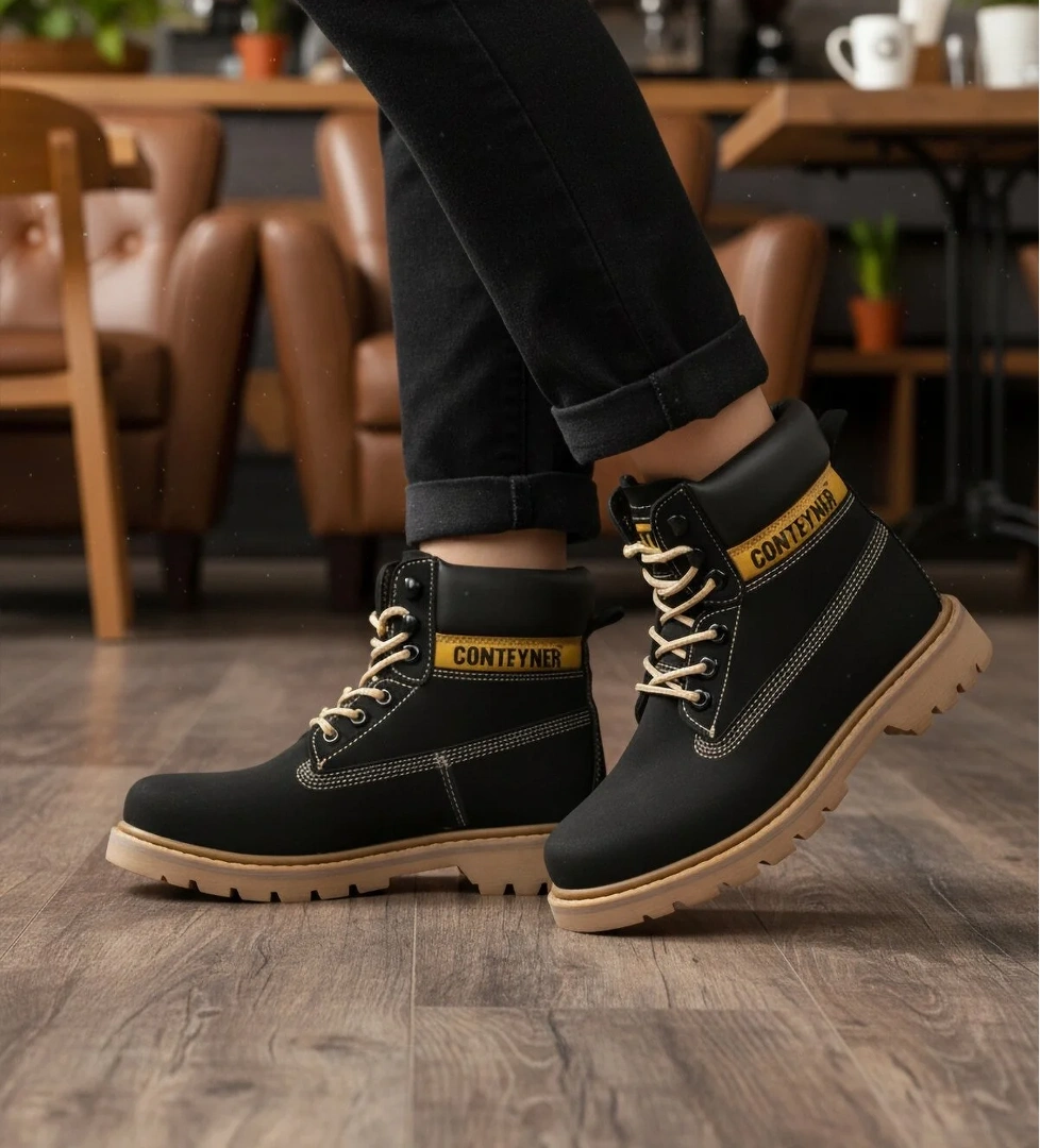 Siyah Soğuğa Dirençli Kaymaz Unisex Bot 922 G