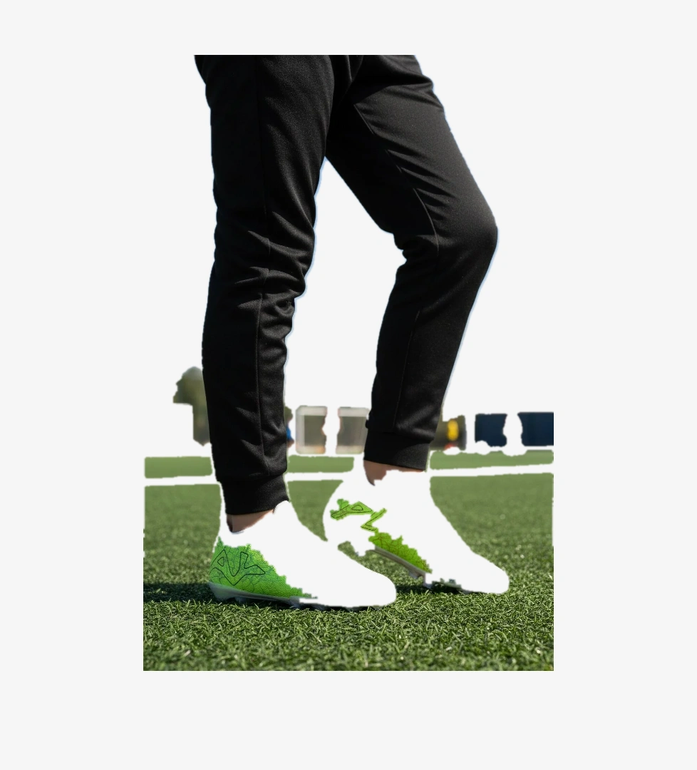 Beyaz Yeşil Bilekten Çoraplı Unisex Krampon GK-252-153 G