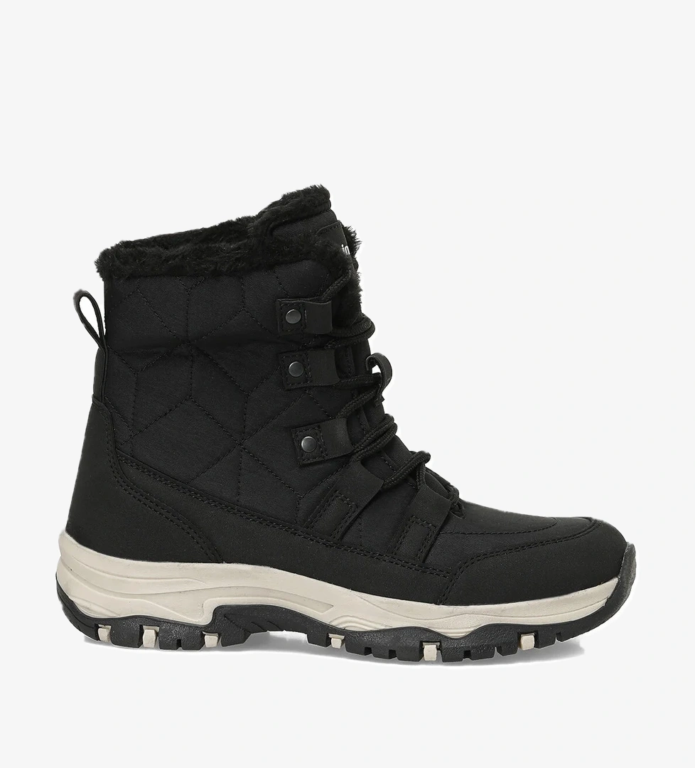 VELIX 5PR Siyah Kadın Kar Botu - Görsel 1