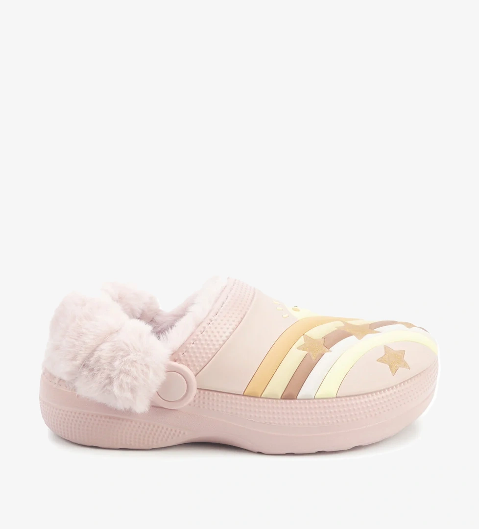 FULK.F5PR Pudra Kız Çocuk Ev Terliği - Görsel 1