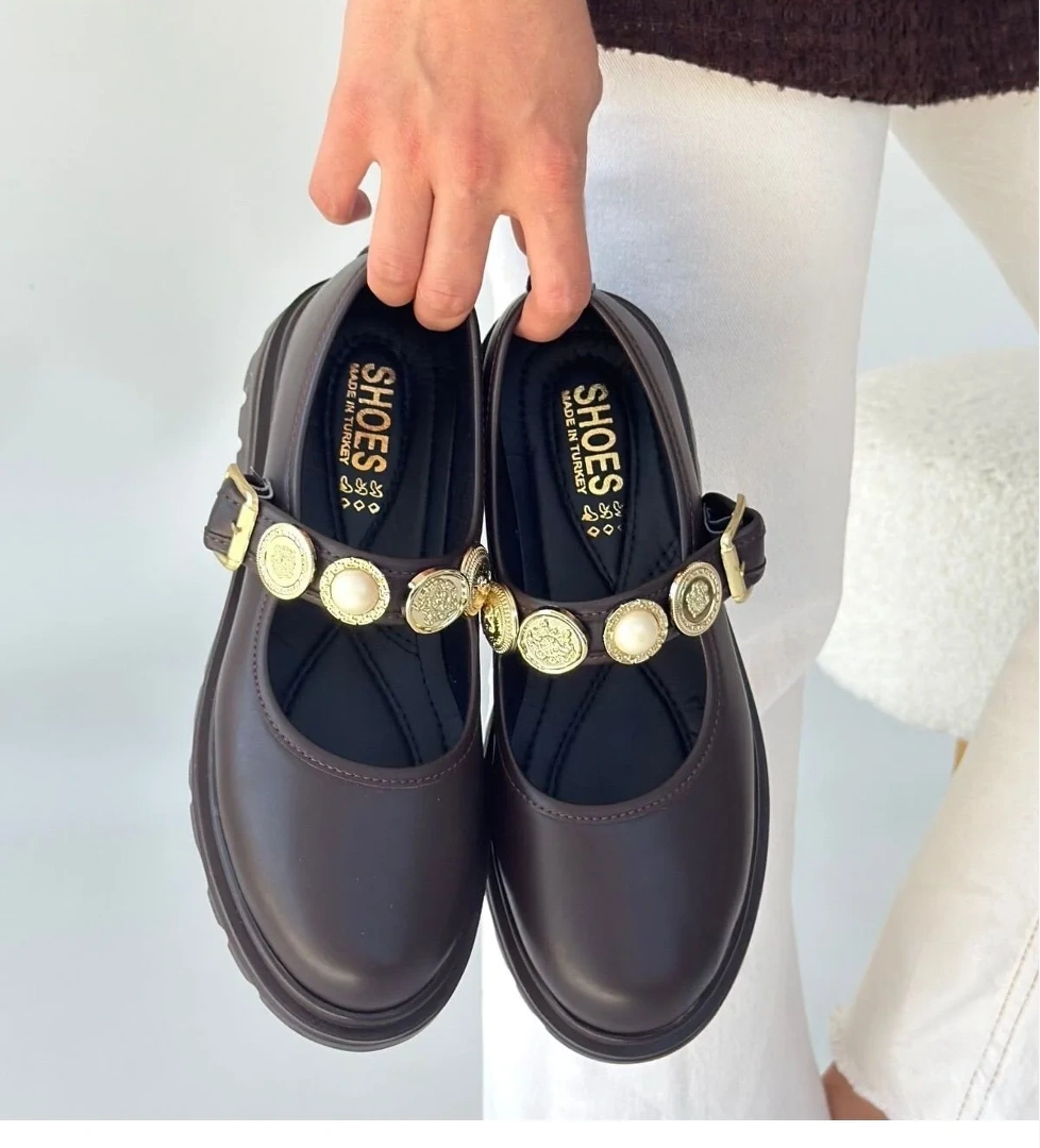 Kahverengi Kadın Günlük Ayakkabı