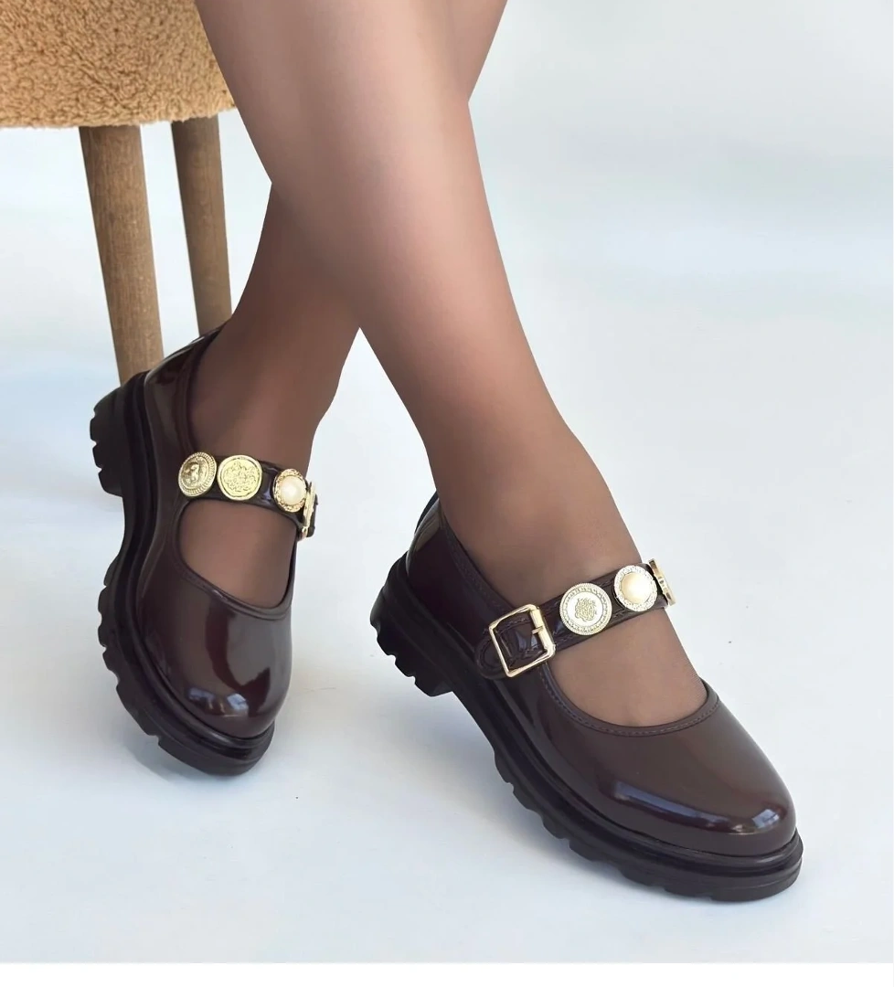 Pabucmarketi Rugan Kadın Günlük Ayakkabı model görseli