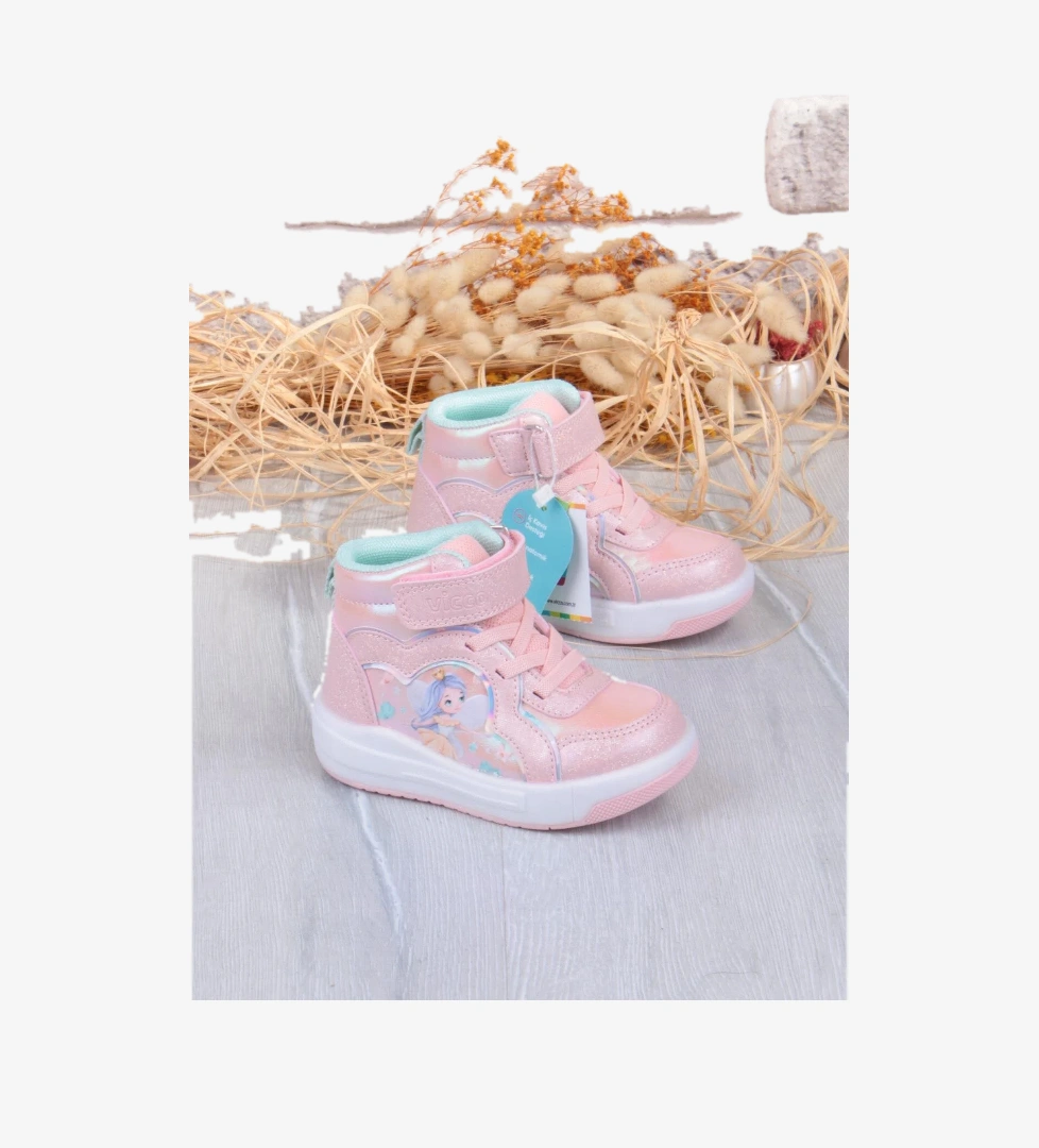 Vicco 946.B25K.419 Klint Pudra Işıklı Kız Çocuk Bot model görseli