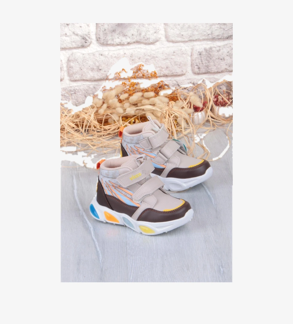 946.B25K.420 David Bej Rahat Hafif Işıklı Erkek Çocuk Bot - Görsel 1