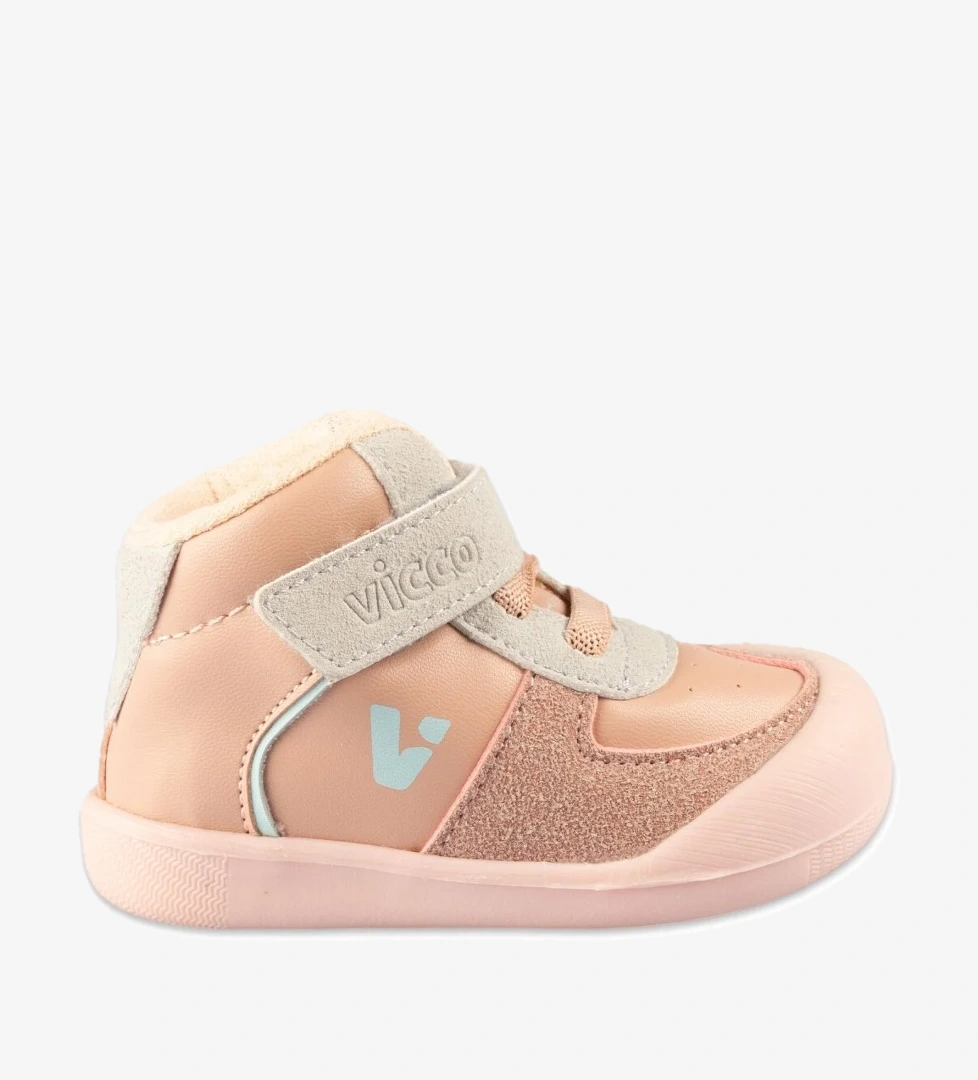 Vicco Vicco Pembe 946.E25K.402 Soli Ii Ilk Adım Pudra Çocuk Bot Flo'da! Pembe - 1. görsel