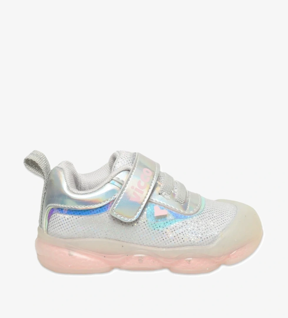 Vicco 346.b25k.259 Pety Bebe Işıklı Phylon Beyaz Pudra Çocuk Spor Ayakkabı model görseli