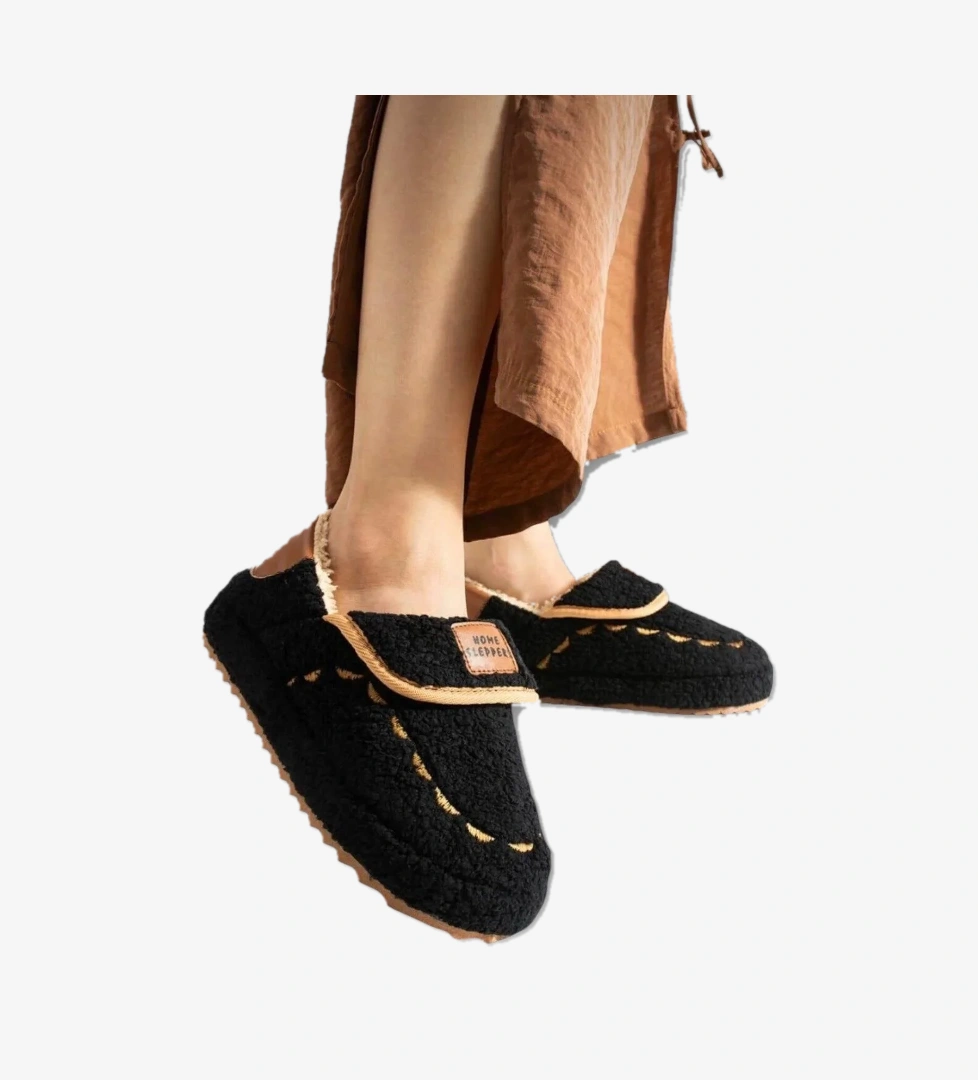 Pofuduk Ses Yapmaz Eva Taban Kadın Panduf SİYAH