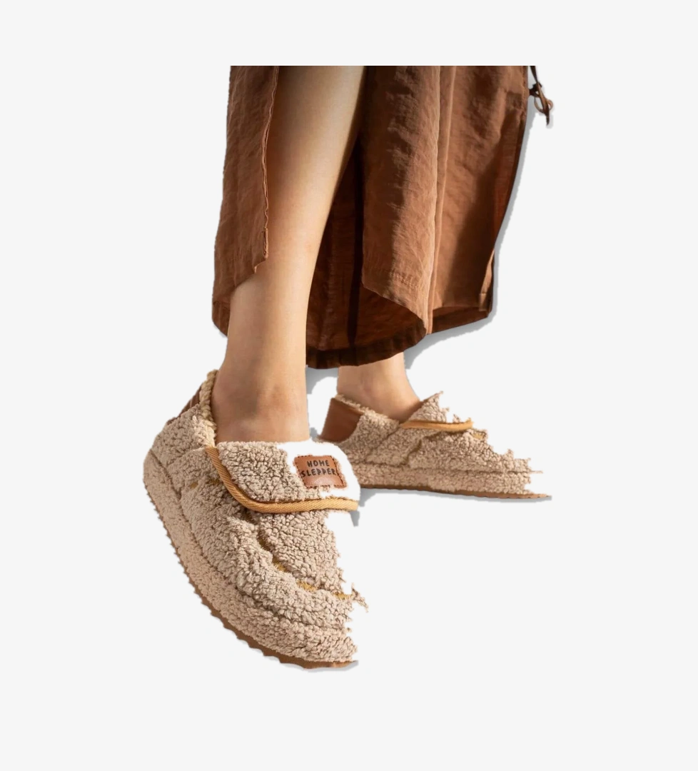 Pofuduk Ses Yapmaz Eva Taban Kadın Panduf BEJ