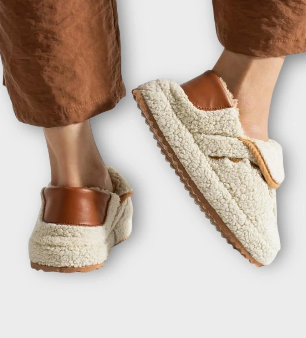 Pofuduk Ses Yapmaz Eva Taban Kadın Panduf KREM