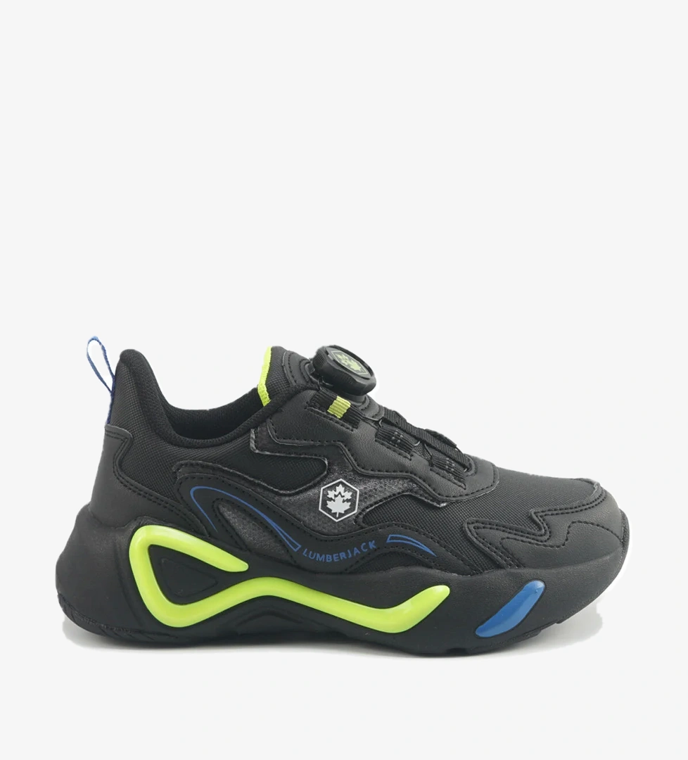 Lumberjack NOVA 5PR Siyah Erkek Çocuk Spor Ayakkabı - Görsel 1