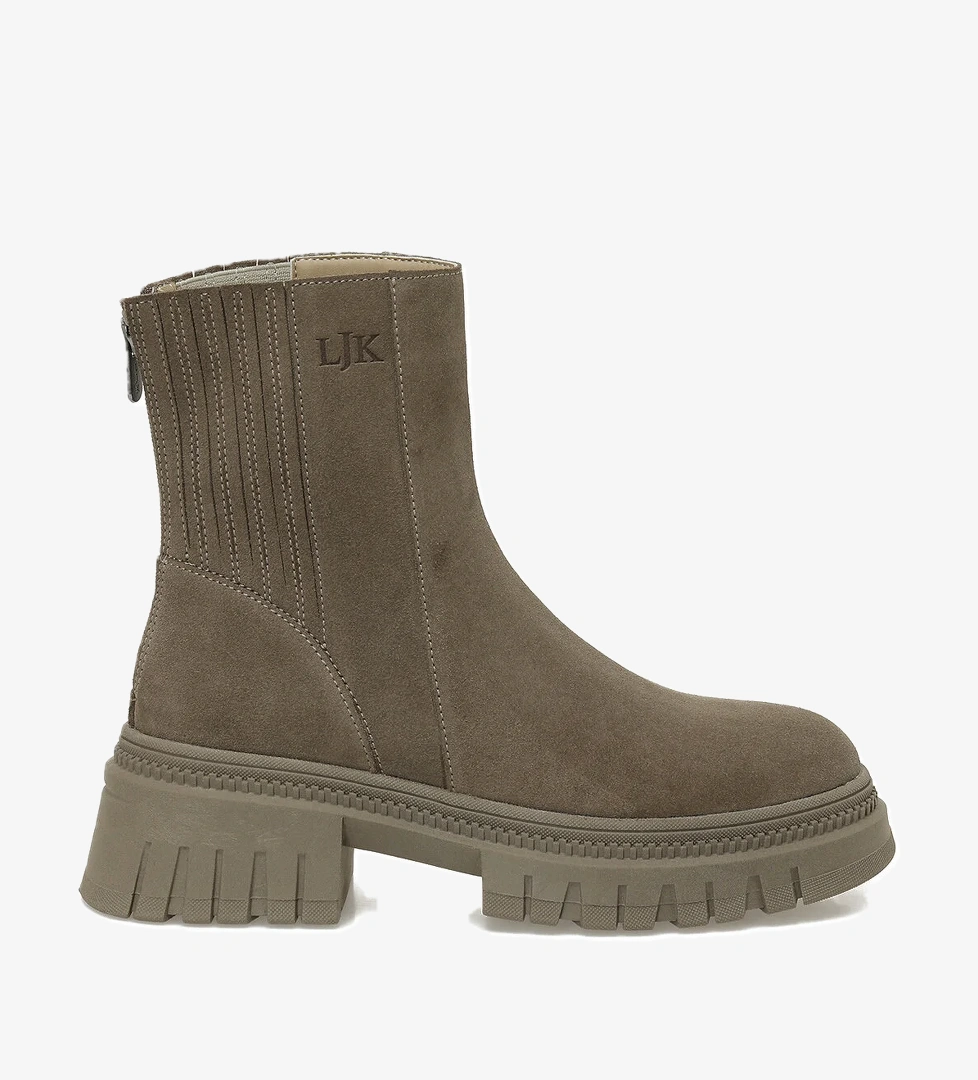 REBECCA 5PR KAHVE Kadın Chelsea Bot - Görsel 1