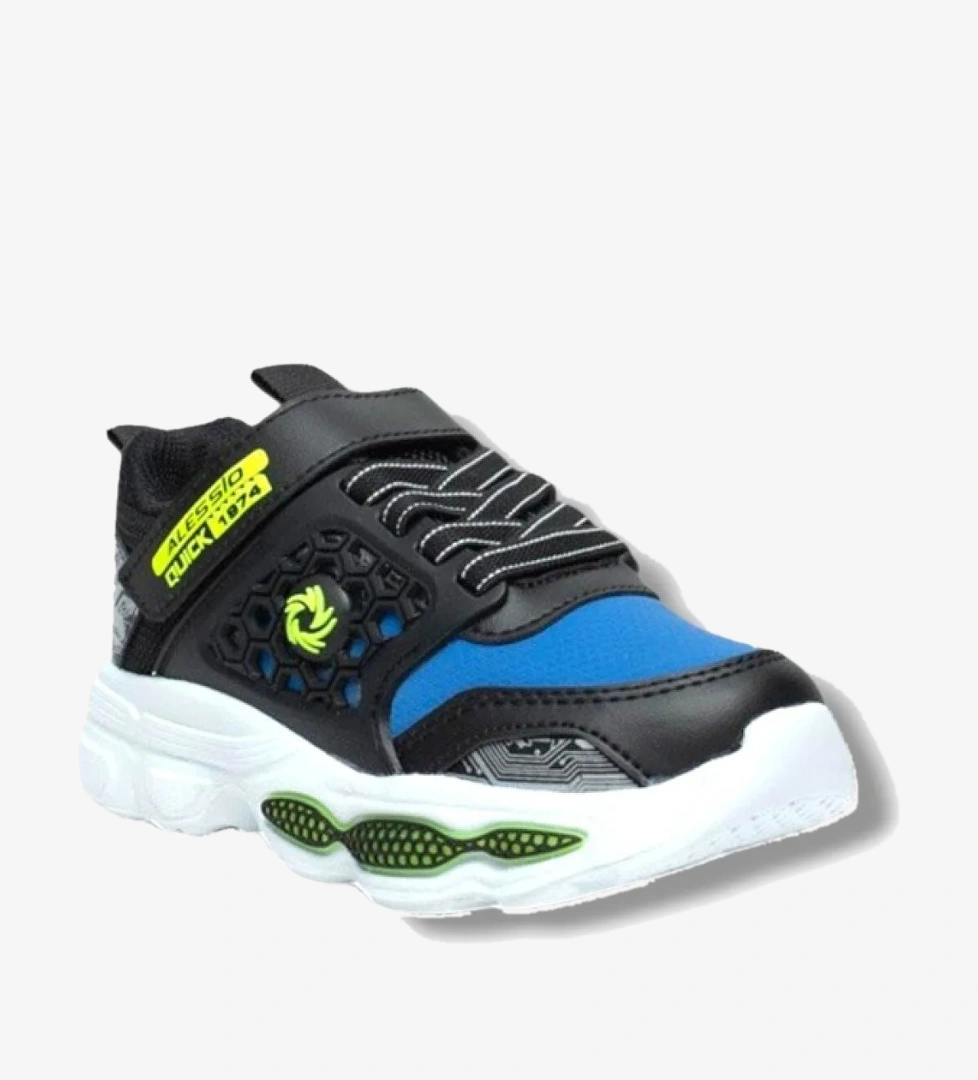 019-26 Cilt Anatomik Filet Çocuk Sneaker Siyah Sax 31-35 - Görsel 1