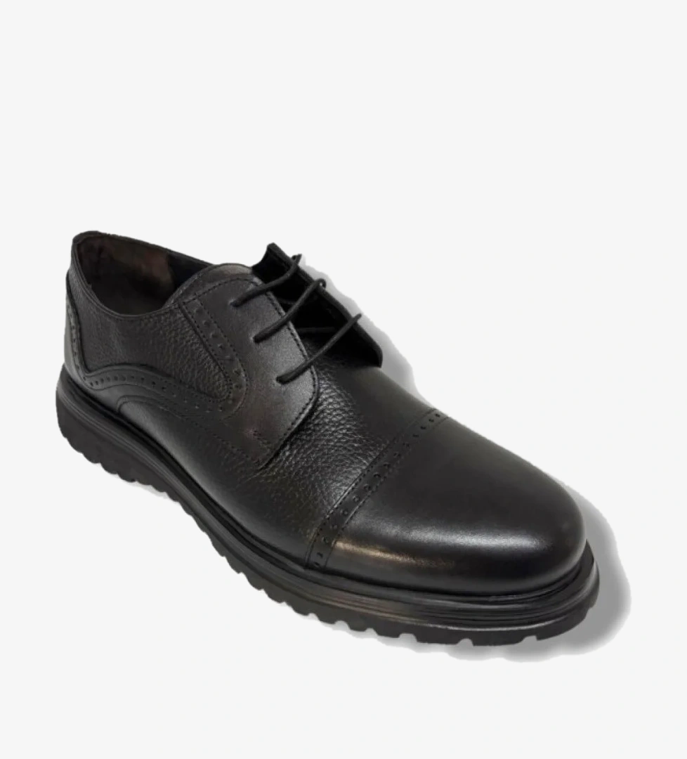 Cakgo 447-26 Hakiki Deri Anatomik Eva Taban Bağcıklı Erkek Ayakkabı model görseli