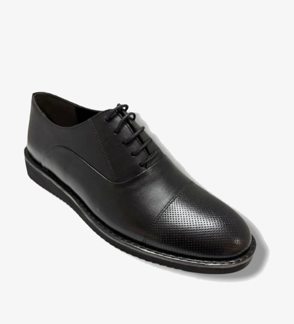 Cakgo 451-26 Hakiki Deri Anatomik Eva Taban Bağcıklı Erkek Ayakkabı model görseli