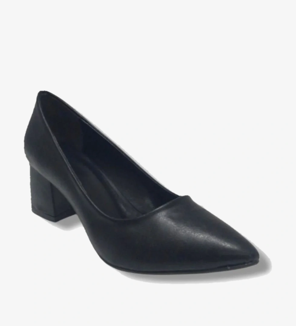 Mengi 677-26 Cilt Deri Kare Topuk Kadın Ayakkabı model görseli