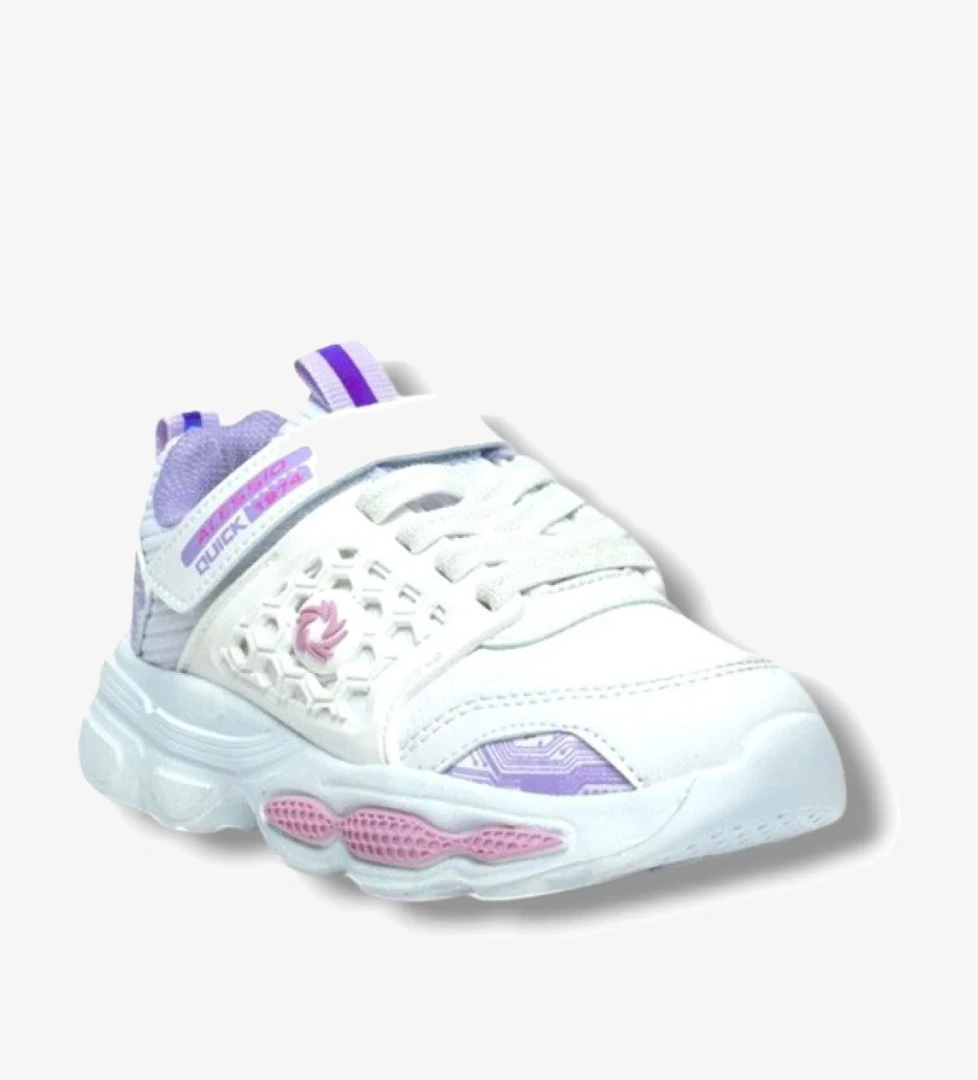 Alessio 019-26 Cilt Anatomik Filet Kız Çocuk Sneaker Beyaz Lila 31-35 model görseli