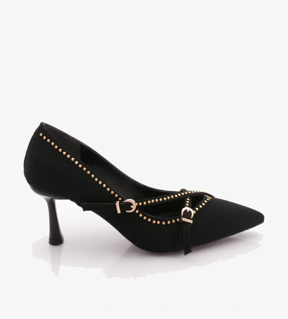 Dgn Pm492-K1750 Kadin Kemer Toka Detaylu Taşli Topuklu Ayakkabi model görseli