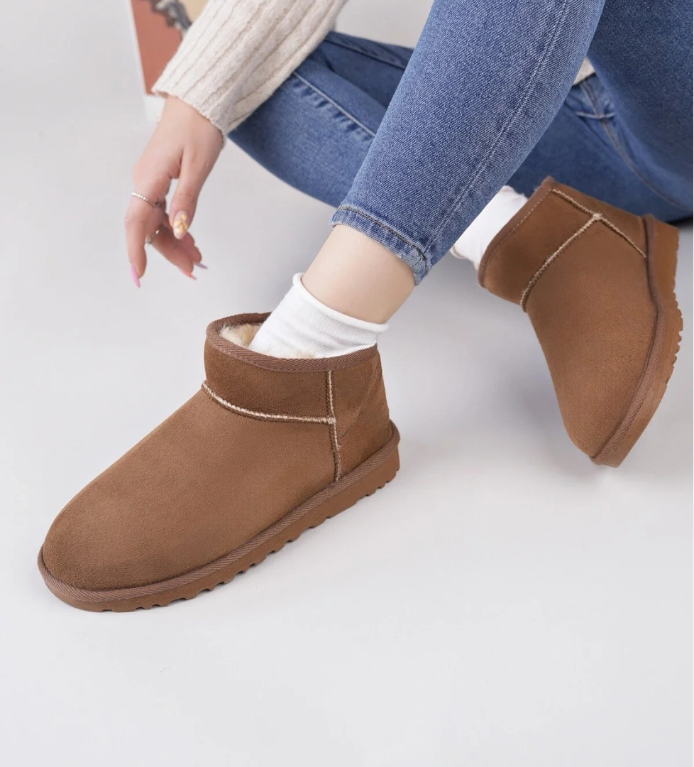 Freemax Kadın Garantili İçi Kürklü Hafif Taban Mini Bot Uggm301 model görseli