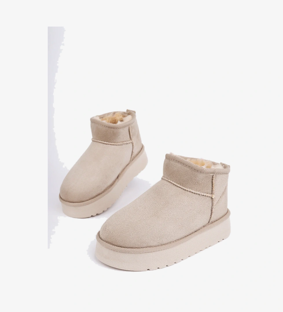 Çocuk Termal Yünlü Ev Bot Uggm.304 Bej