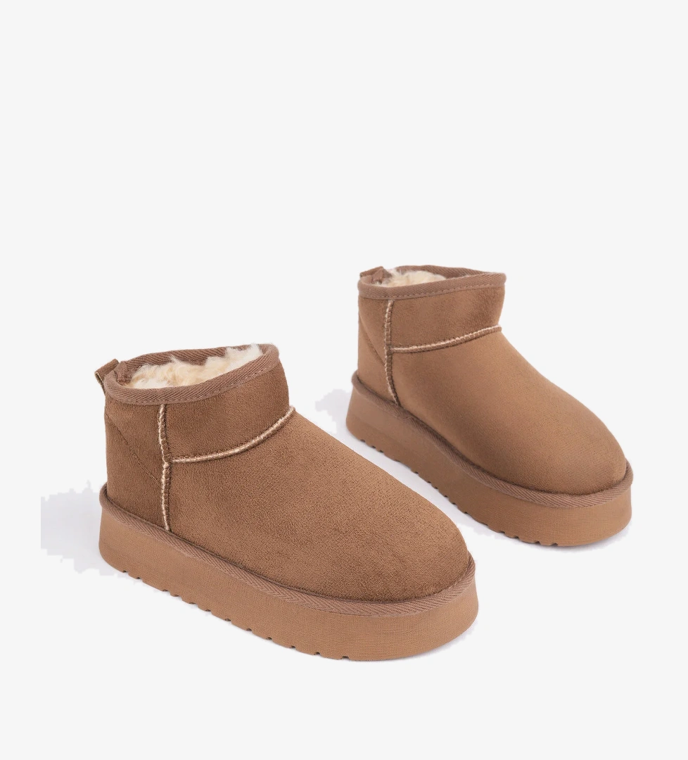 Çocuk Termal Yünlü Ev Bot Uggm.304 TABA