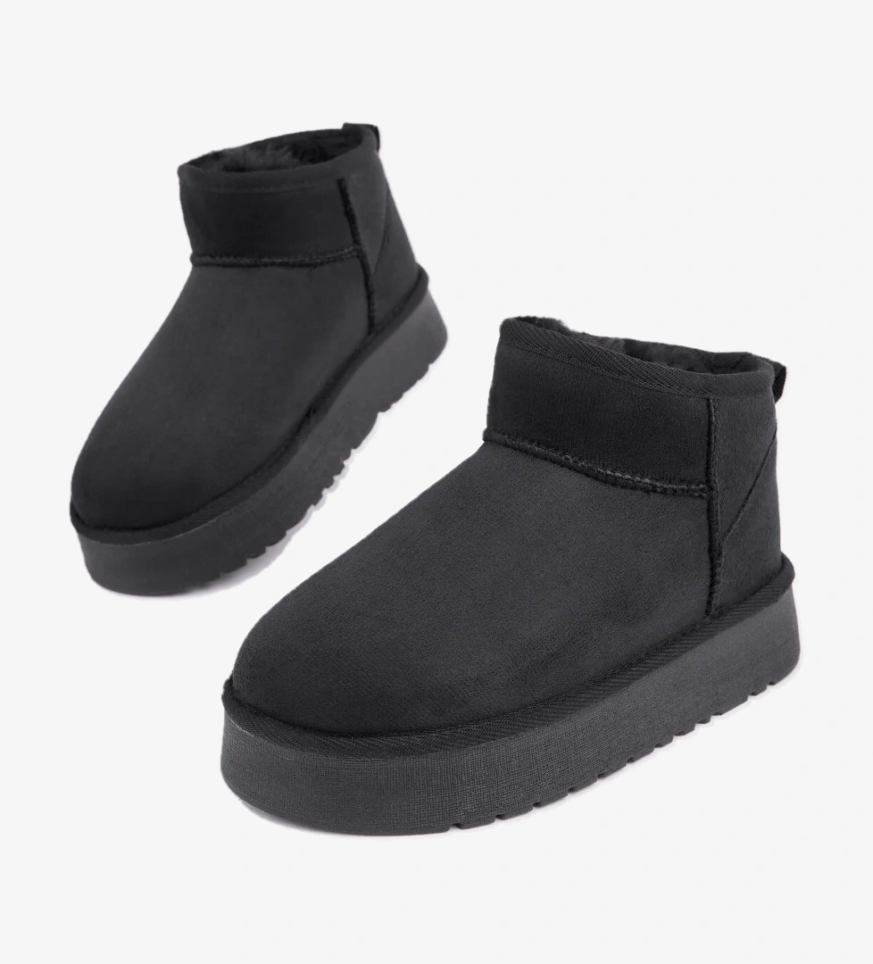 Çocuk Termal Yünlü Ev Bot Uggm.304 SİYAH