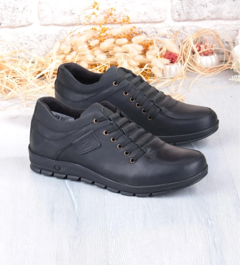 3330 Grezör Rahat Kauçuk Taban Orijinal Hakiki Deri Erkek Ayakkabı