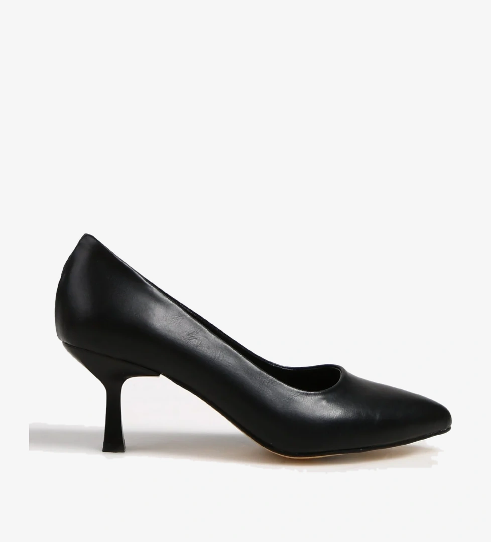 F By Fabrika Siyah Kadın Topuklu Ayakkabı SNIPE model görseli