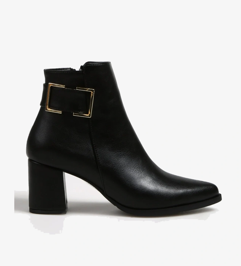 F By Fabrika Siyah Kadın Topuklu Bot HAYLE model görseli