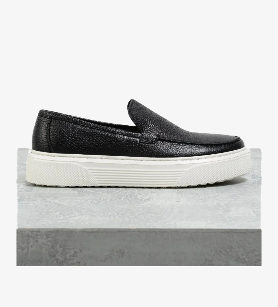 F By Fabrika Siyah Erkek Deri Günlük Ayakkabı MULRHYNE model görseli