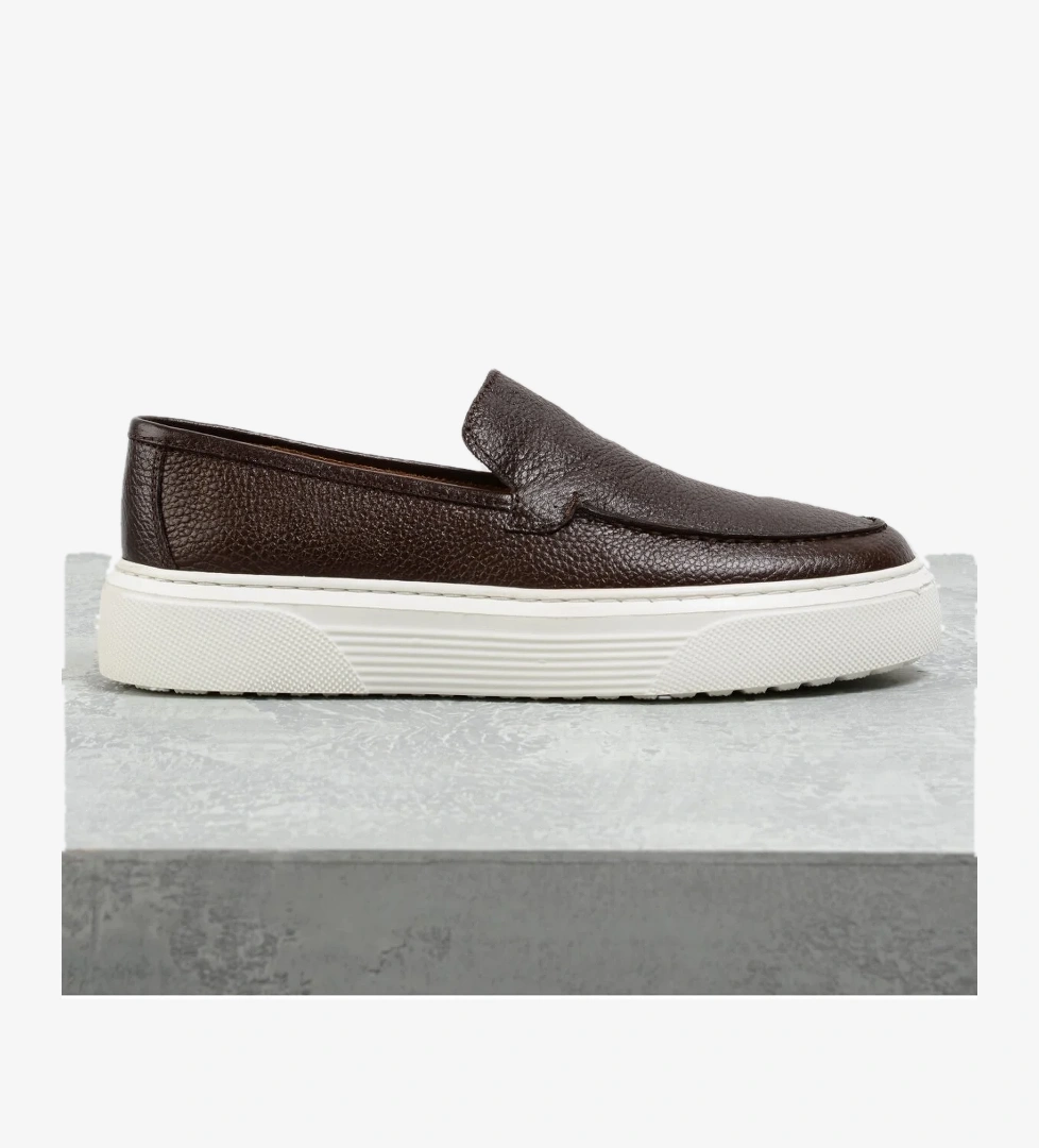 F By Fabrika Kahverengi Erkek Deri Günlük Ayakkabı MULRHYNE model görseli