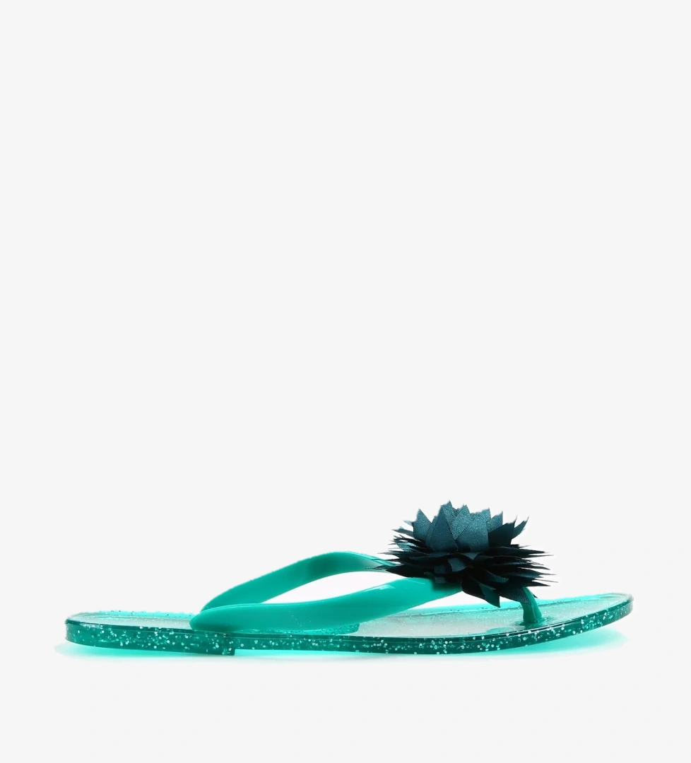 Yeşil Kadın Plaj Terliği PUPPIES - Görsel 1