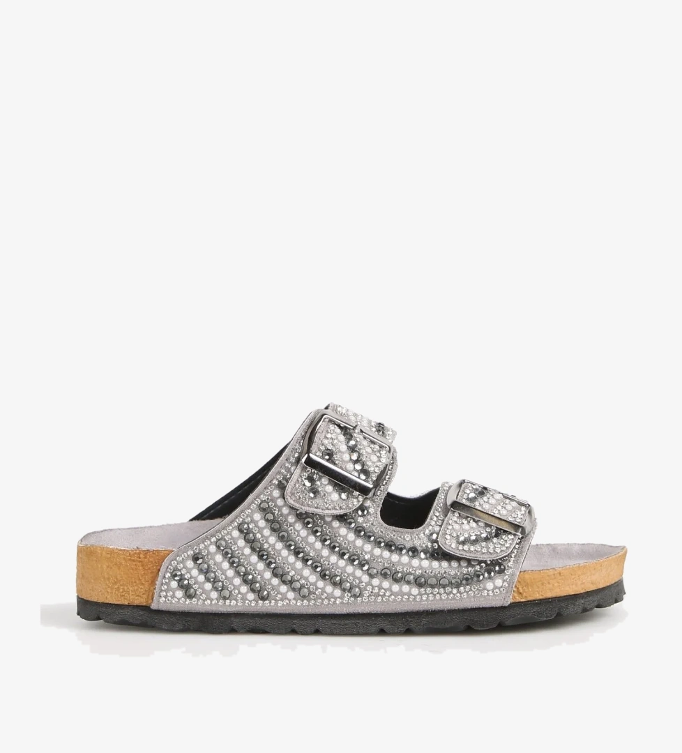 F By Fabrika Gümüş Kadın Terlik VALEN model görseli