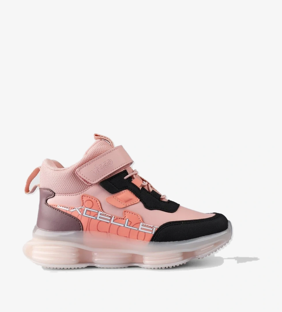 Heel Kız Çocuk Pudra Havalı Taban Rahat Hafif Bot - Görsel 1