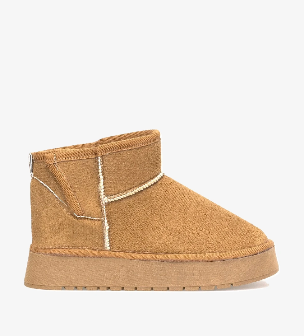 Elit ASNLG2112 Erkek Çocuk Düz Bot Taba - Görsel 1