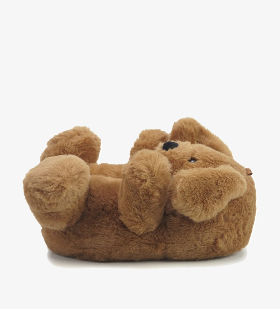 KOLIP.F5PR Kahverengi Kız Çocuk Panduf - Görsel 1