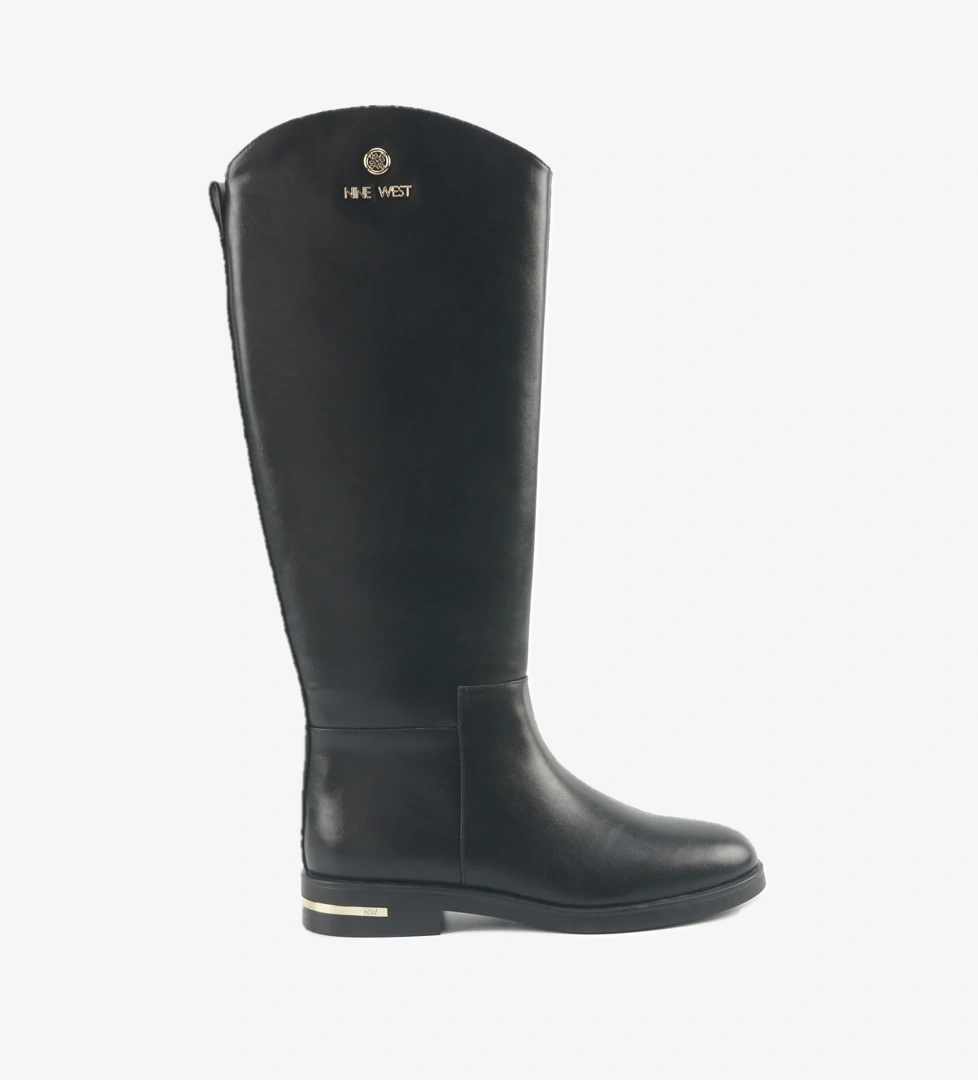 NULENA 5PR Siyah Kadın Düz Çizme - Görsel 1