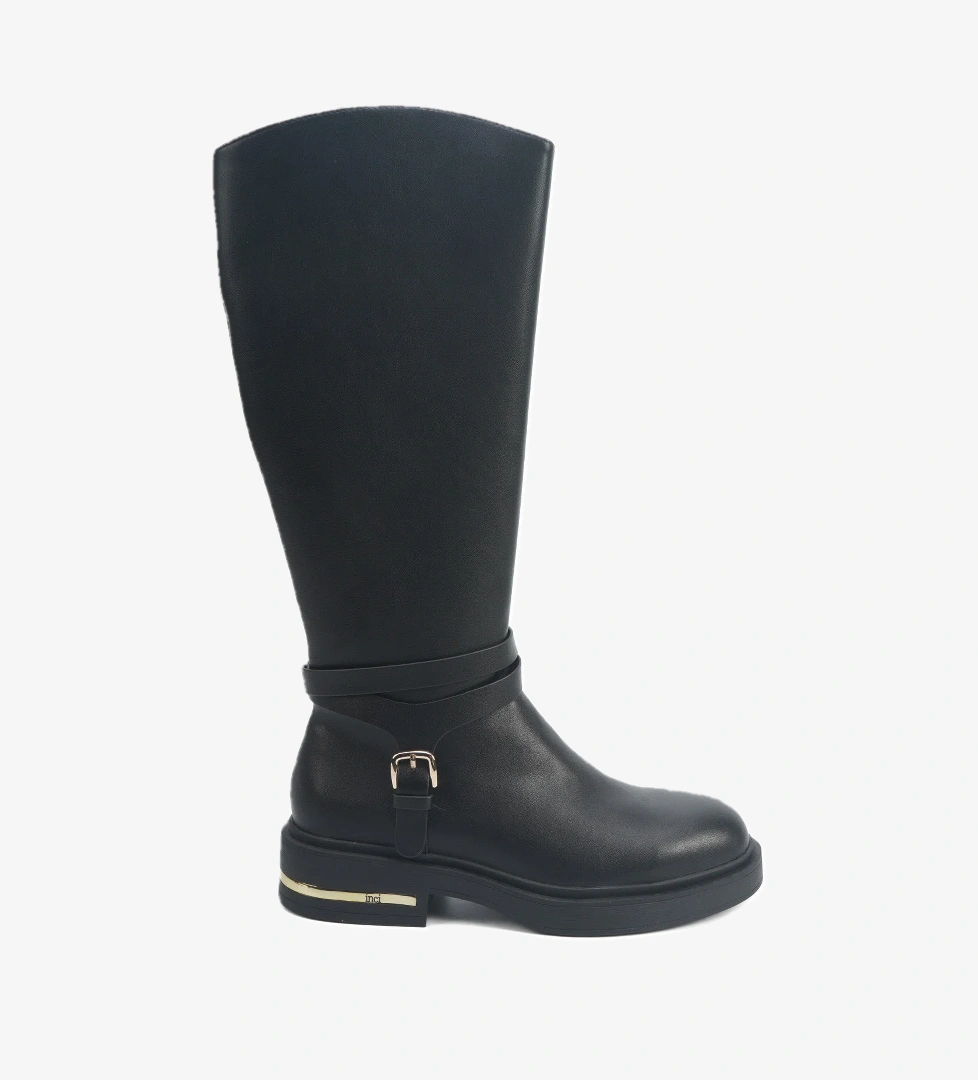 INCI MARLY 5PR Siyah Kadın Düz Çizme - Görsel 1