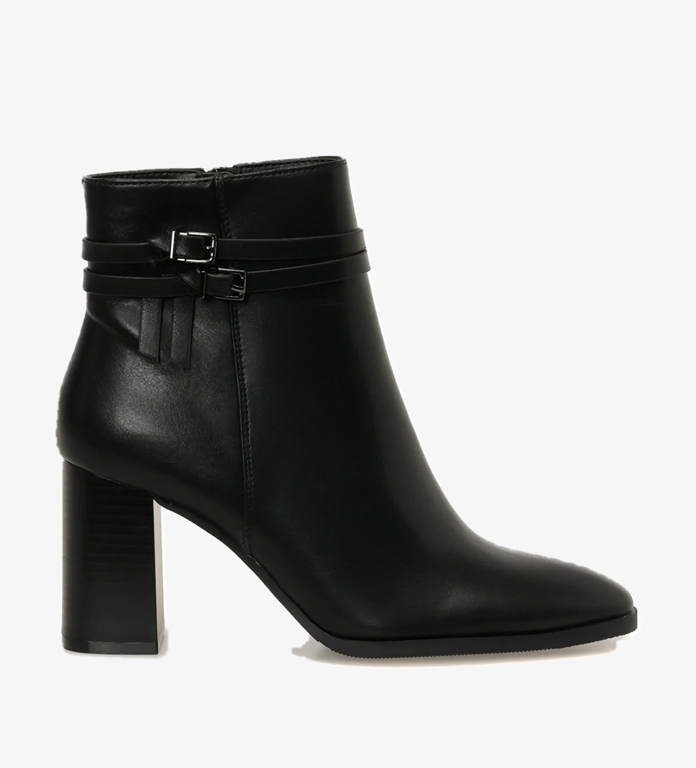 Butigo 25K-8111 5PR Siyah Kadın Topuklu Bot - Görsel 1