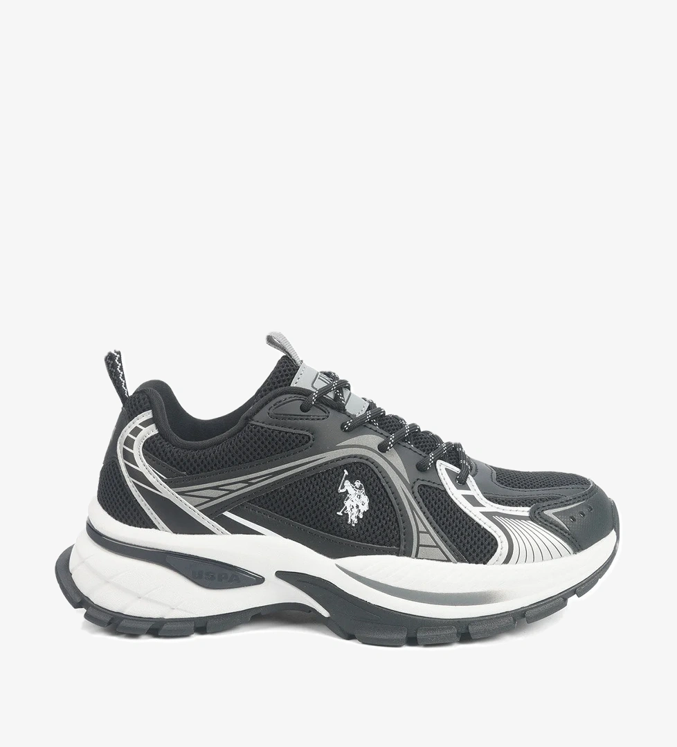 U.S. Polo Assn. REXHA 5PR Siyah Kadın Sneaker - Görsel 1