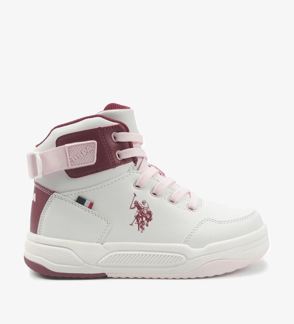 U.S. Polo Assn. PHITA JR 5PR Beyaz Kız Çocuk High Sneaker