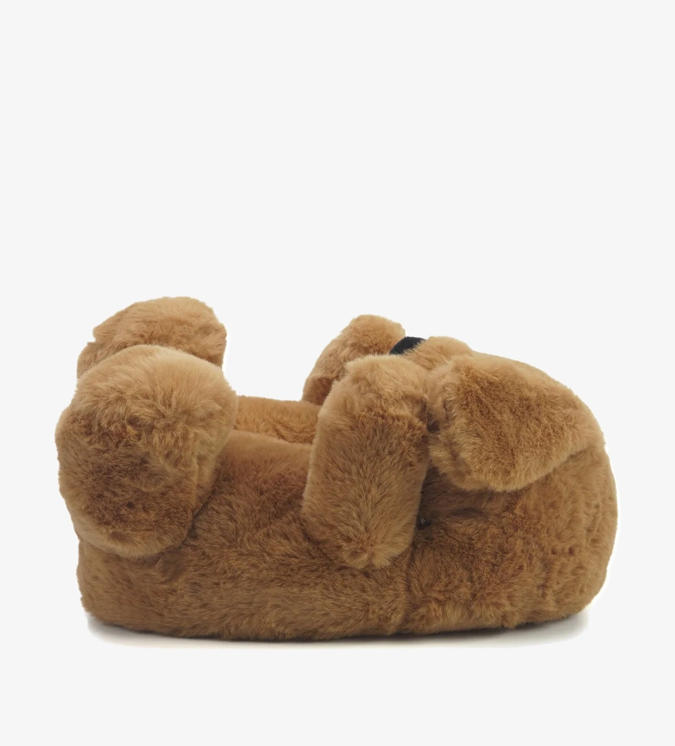 607106.Z5PR Kahverengi Kadın Panduf - Görsel 1