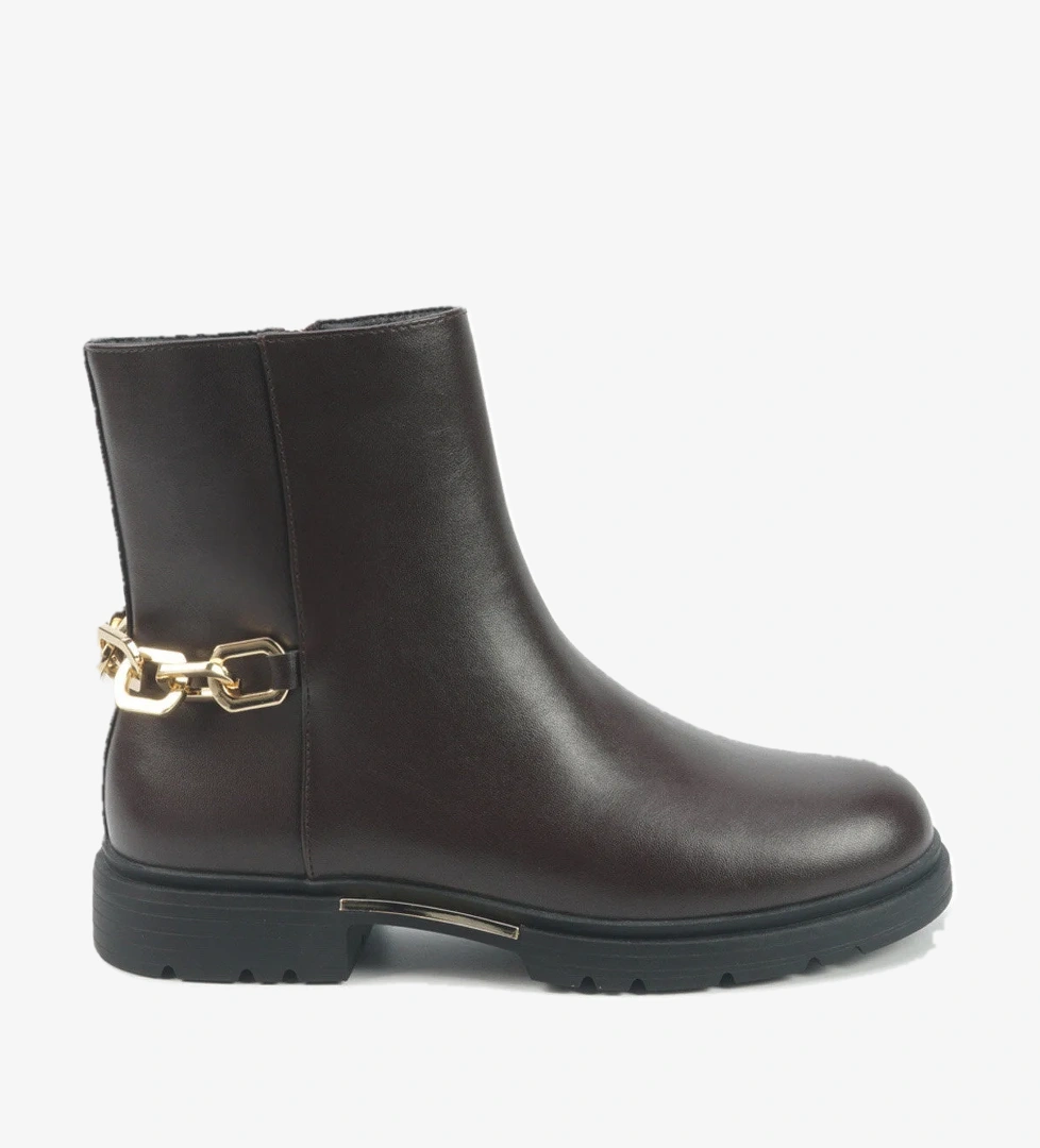 Nine West POSIAN 5PR Kahverengi Kadın Düz Bot - Görsel 1