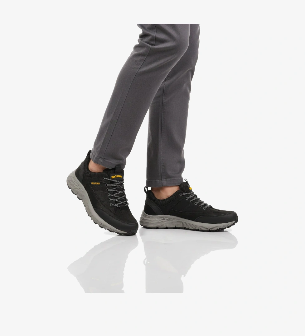 Siyah Nubuk Hakiki Deri Erkek Outdoor Ayakkabı 250069 M